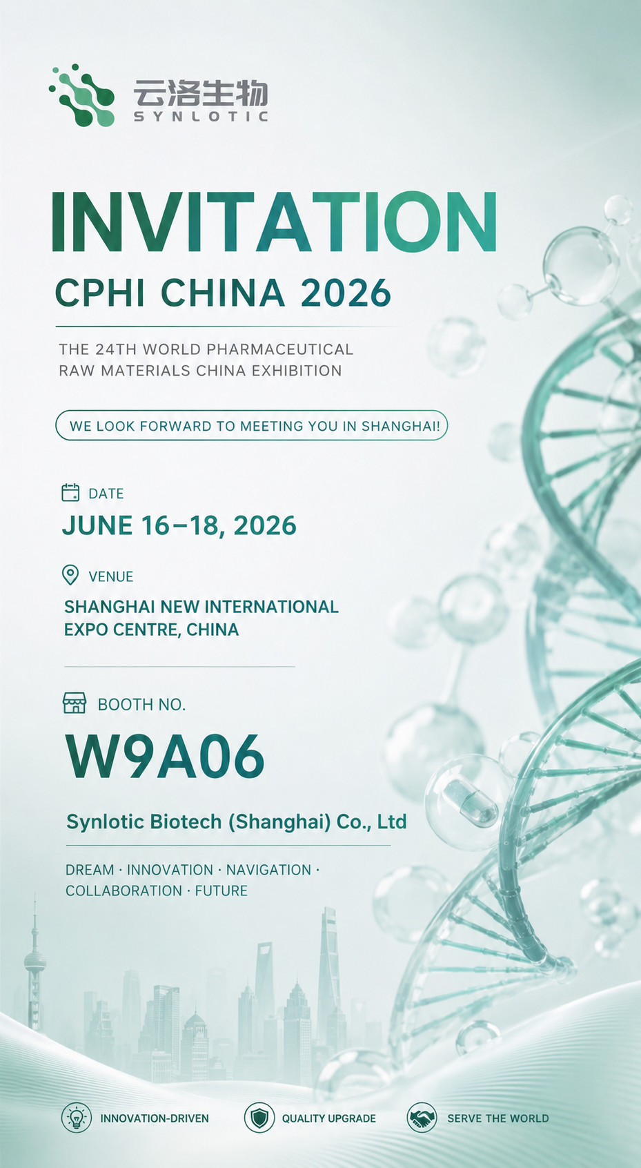 Deltag i Synlotic Biotech på CPHI China 2026